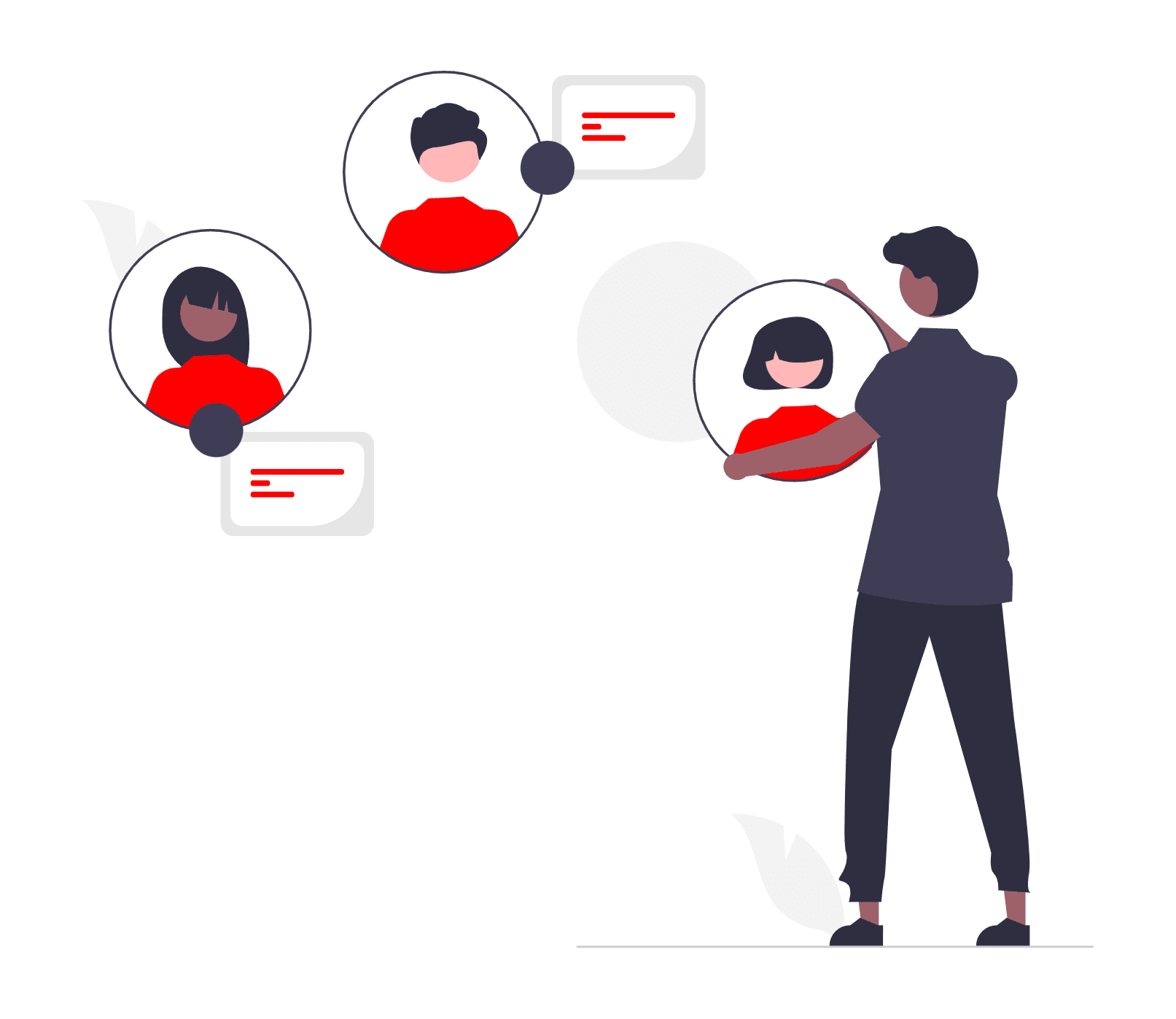 顧客対応に時間とコストがかかる